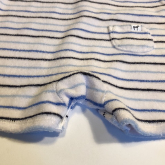 Janie and Jack Hooded Terry Short/ coverup size 3-6 months - Picture 6 of 9